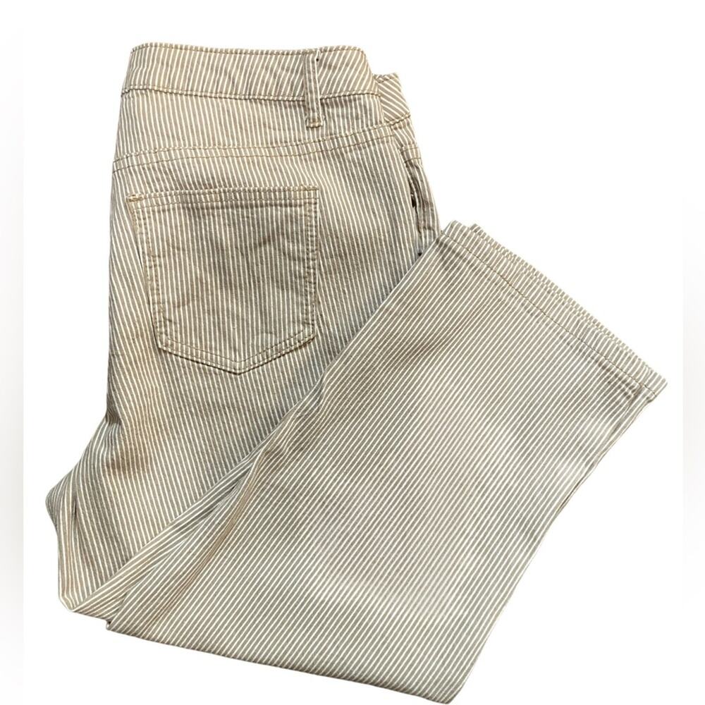Christopher Banks Beige Striped Women's Jeans 12